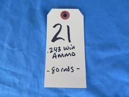 .243 Win. Ammo - 80 rnds.