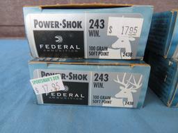 .243 Win. Ammo - 80 rnds.