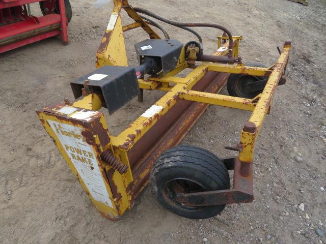 Harley 3 pt. Power Rake - 6' width