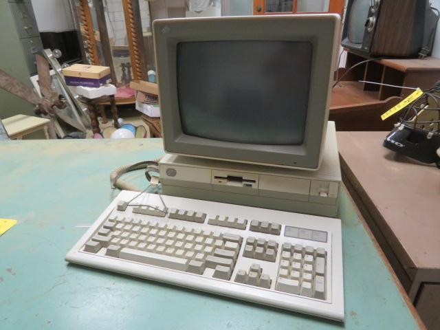 Desk, Chair, Computer & Filing Cabinet