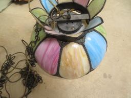 Stained Glass Hanging Lamp