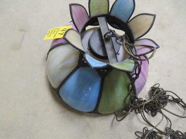 Stained Glass Hanging Lamp