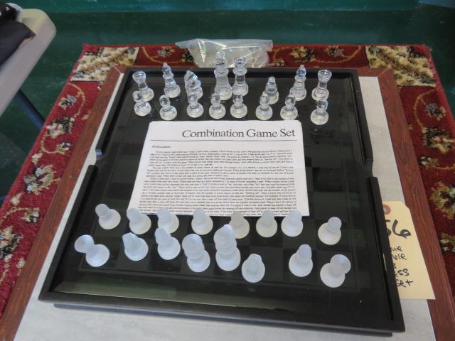 Game Table & Chess Set