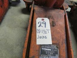 (3) Floor Jacks