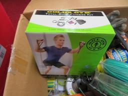 String Trimmer Line, Pry Bar, Glassware