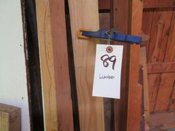 Lumber in corner