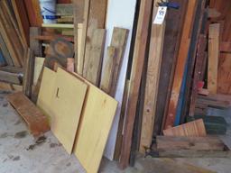 Lumber in corner