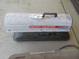 35K BTU Reddy Heater, Portable air tank