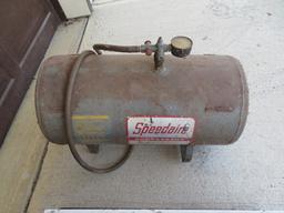 35K BTU Reddy Heater, Portable air tank