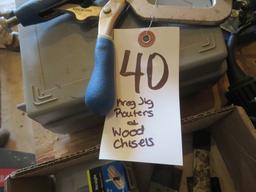 Kreg Jig, Wood chisels, Rotary Tools, Router bits