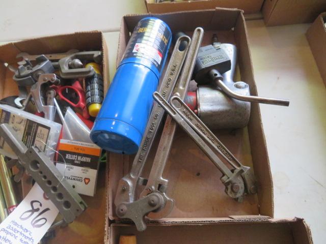 Propane Torch, battery charger, automotive misc.