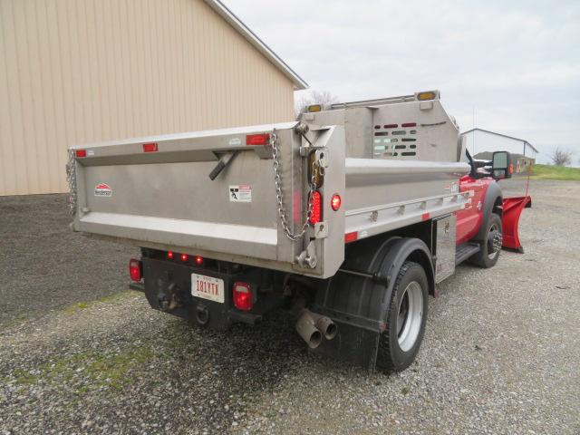 2015 Ford F-550 Diesel 4x4 Dump Truck w/Snow Plow
