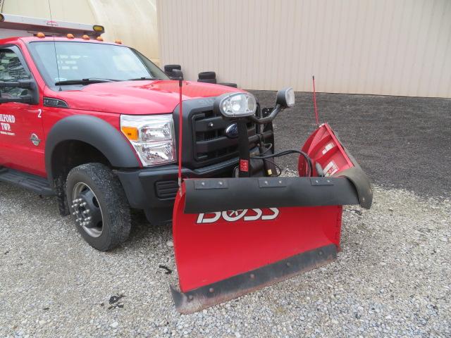 2015 Ford F-550 Diesel 4x4 Dump Truck w/Snow Plow