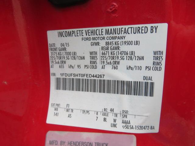 2015 Ford F-550 Diesel 4x4 Dump Truck w/Snow Plow