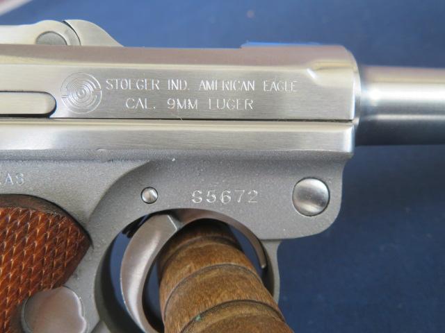Stoeger Aimco Stainless American Eagle Luger 9mm - BE241