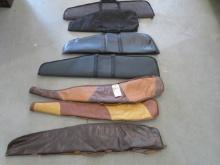 NO SHIPPING - (7) soft gun cases
