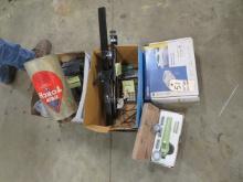 12V Battery charger, Drip Torch, Misc. items