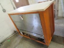Popcorn making cabinet