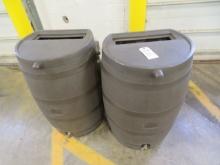 (2) Rain Water barrels