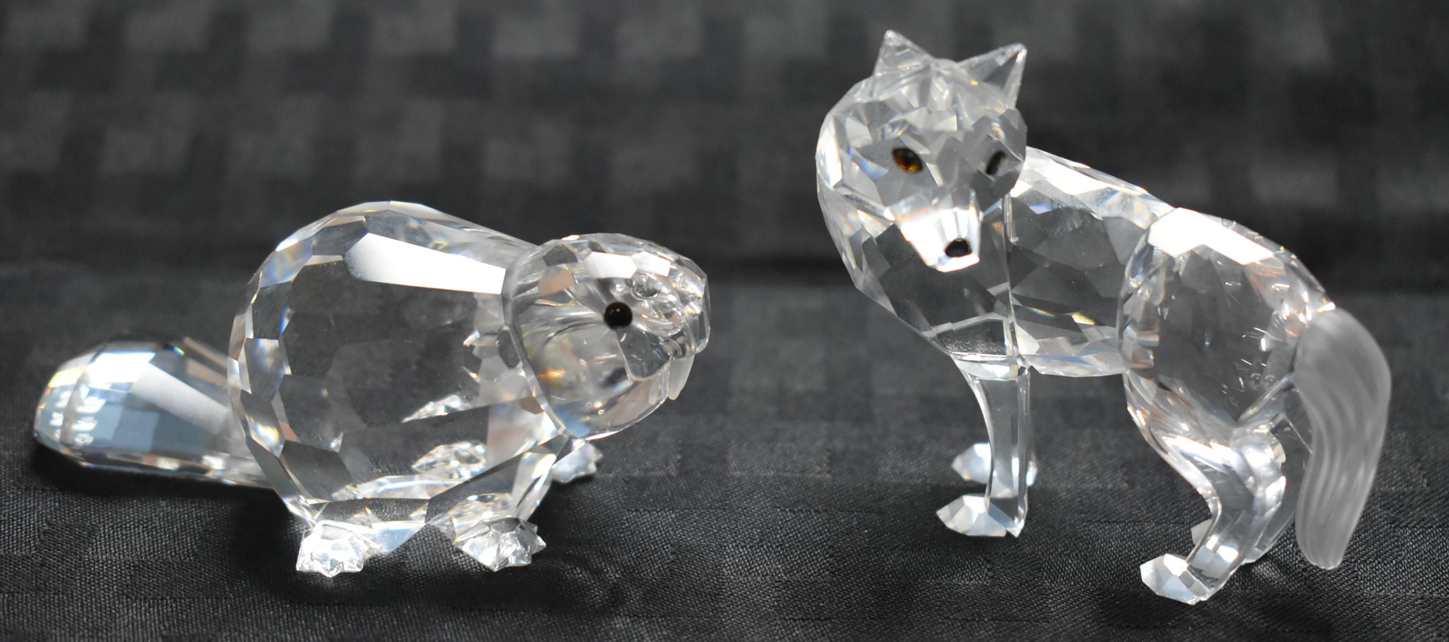 SWAROVSKI! BEAVER AND WOLF!