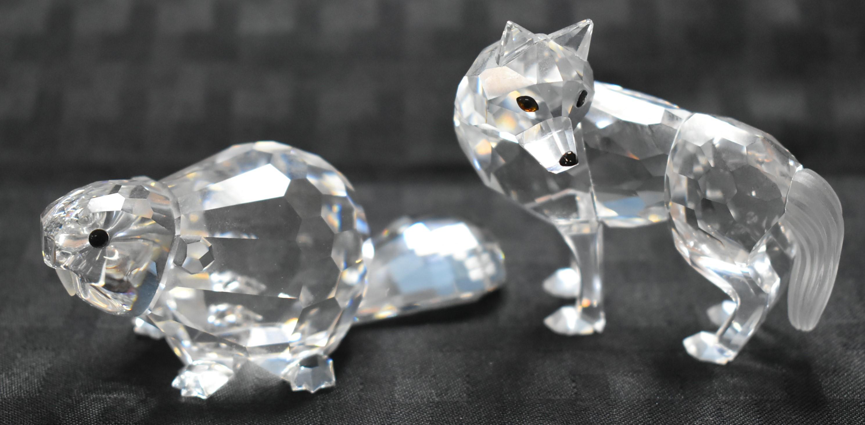 SWAROVSKI! BEAVER AND WOLF!