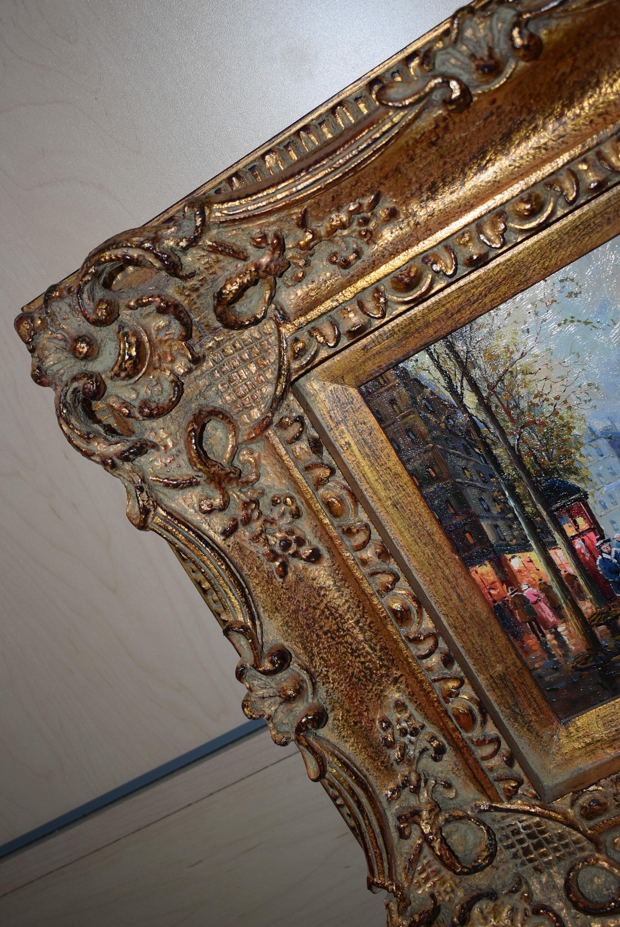 STUNNING SIGNED K. BURT OIL ON CANVAS!