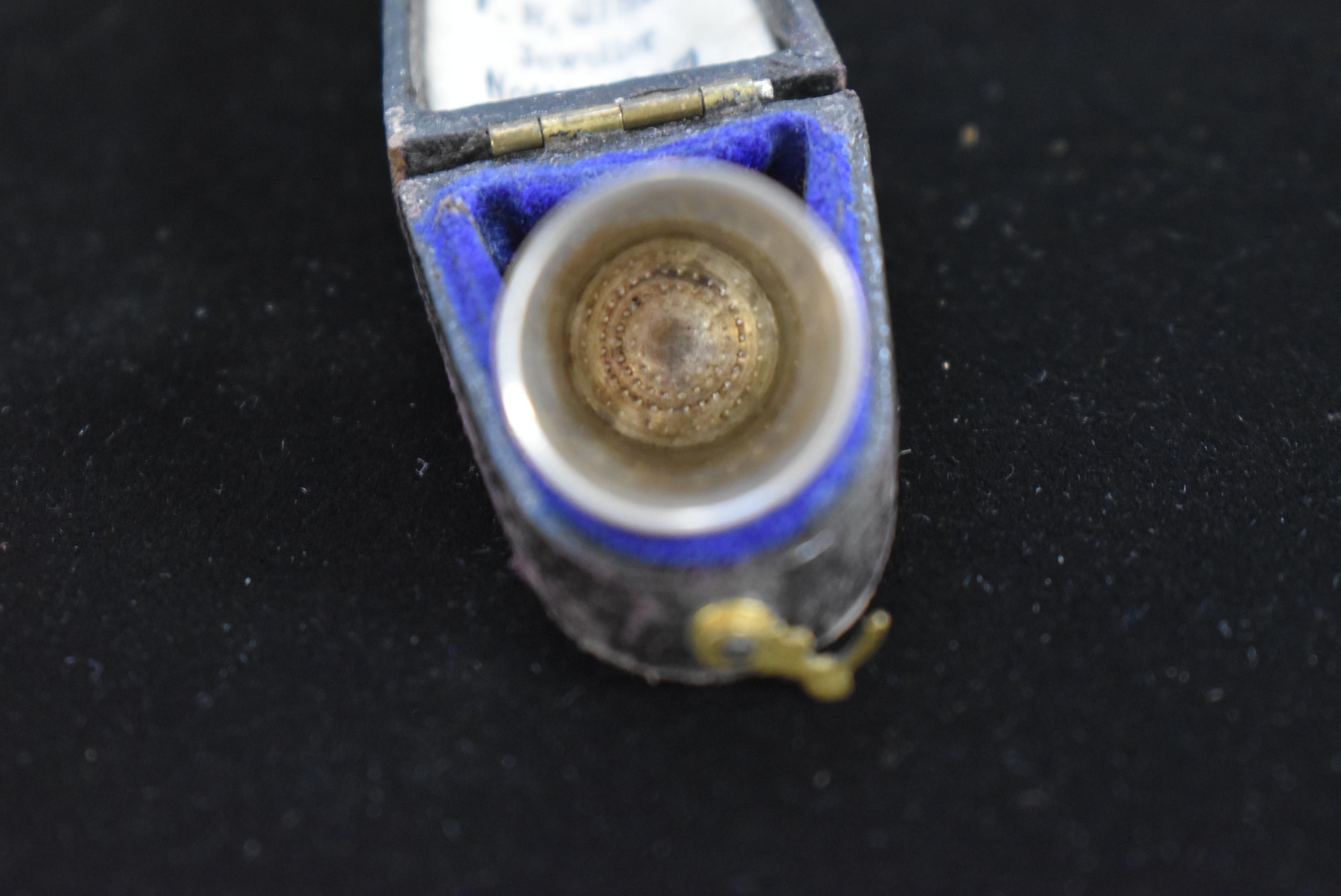 VICTORIAN STERLING THIMBLE!