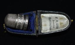 VICTORIAN STERLING THIMBLE!