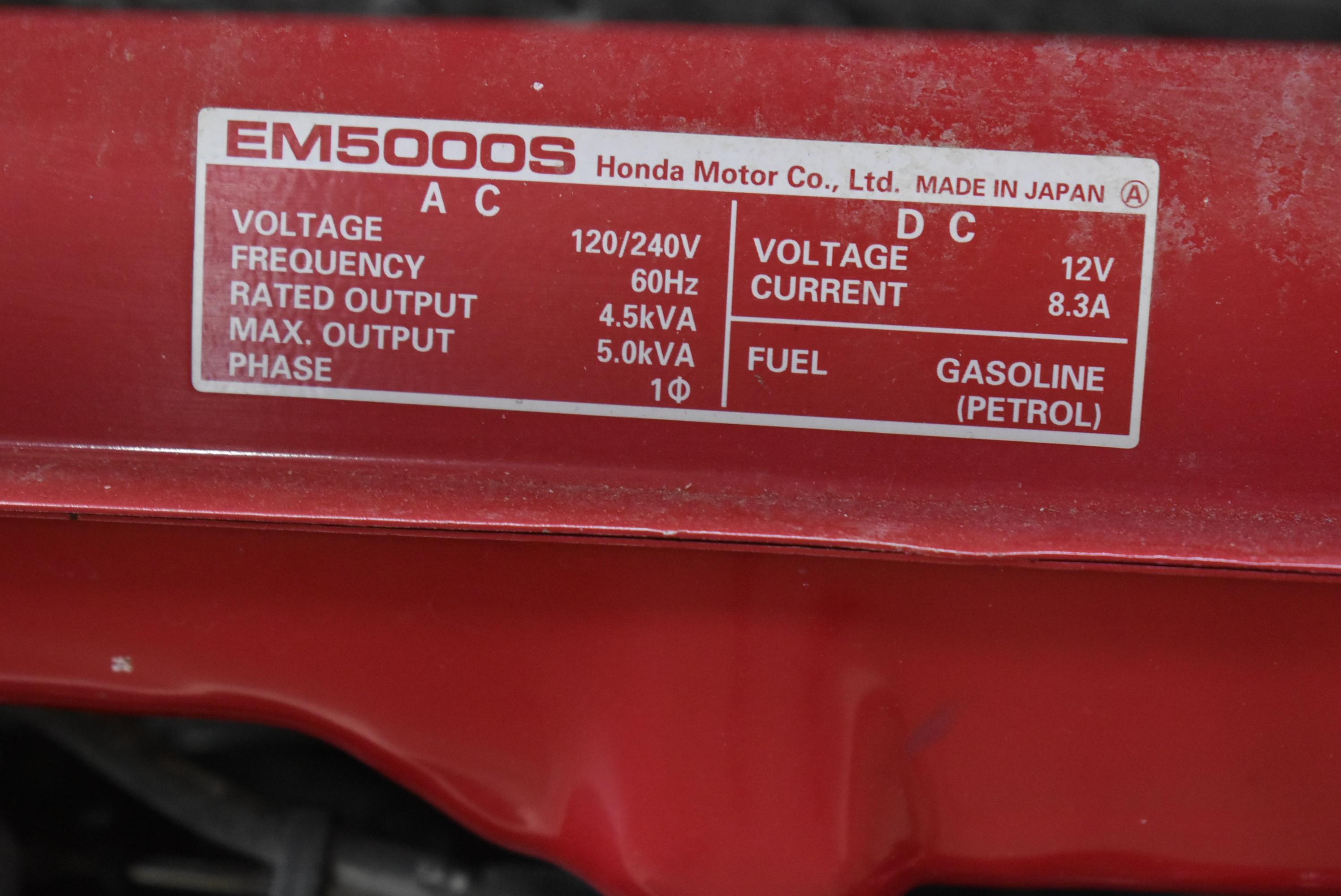 HONDA EM5005 GENERATOR!!