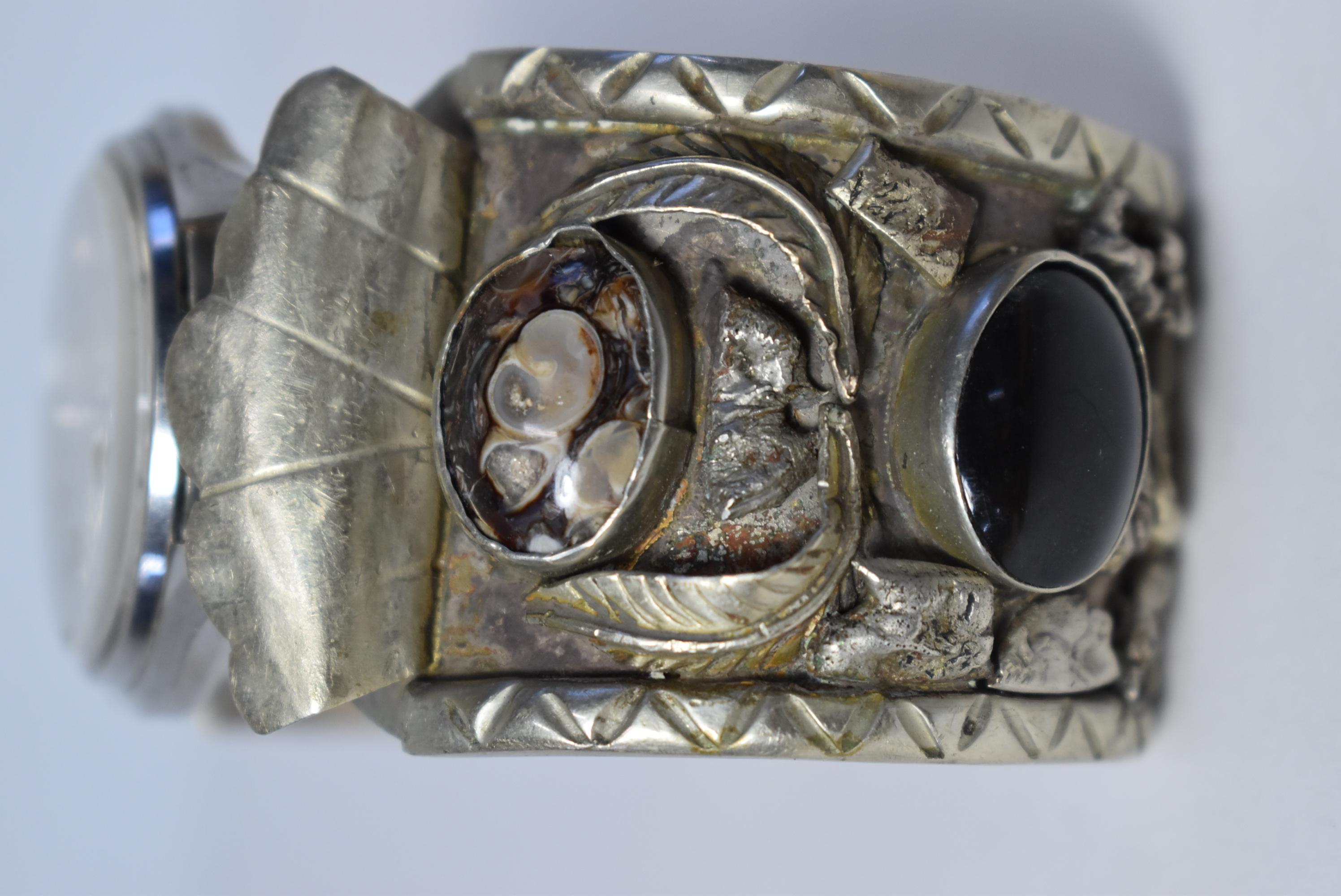 NATIVE AMERICAN CUFF BRACELET WATCH!!