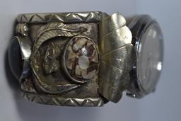 NATIVE AMERICAN CUFF BRACELET WATCH!!