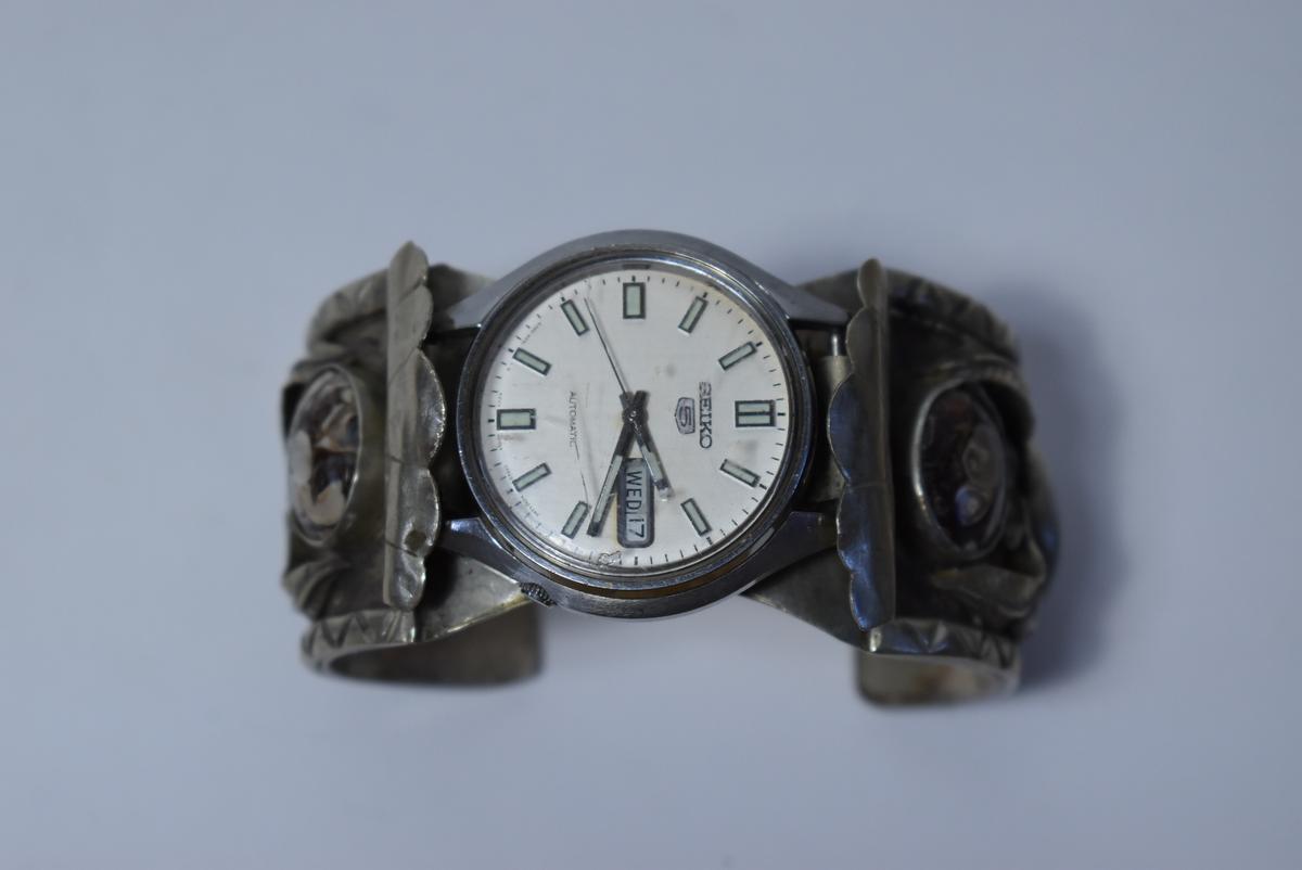 NATIVE AMERICAN CUFF BRACELET WATCH!!