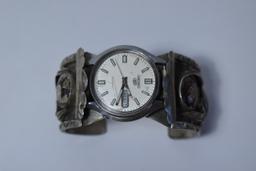NATIVE AMERICAN CUFF BRACELET WATCH!!