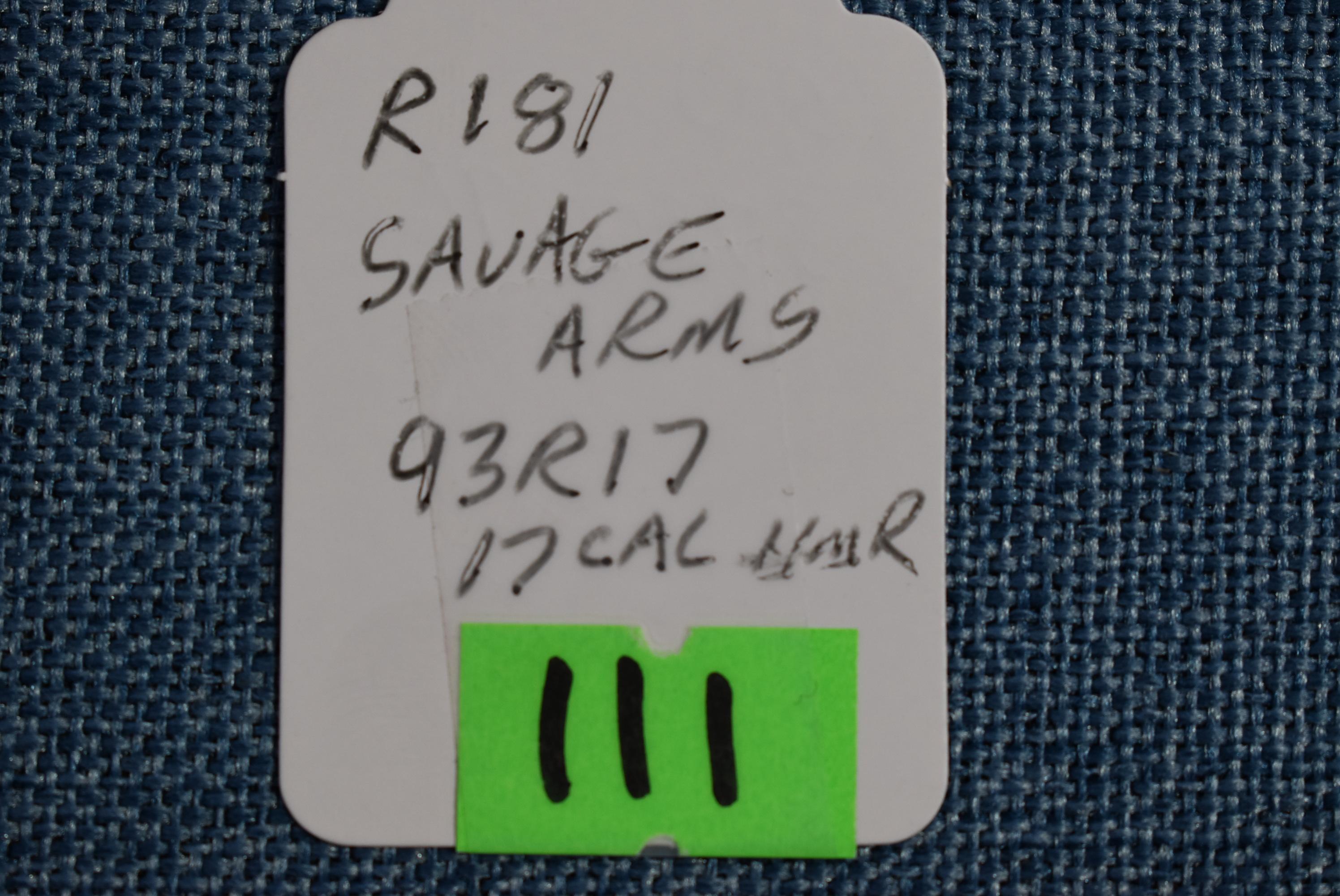 FIREARM/GUN SAVAGE ARMS 93R17 !! R 181