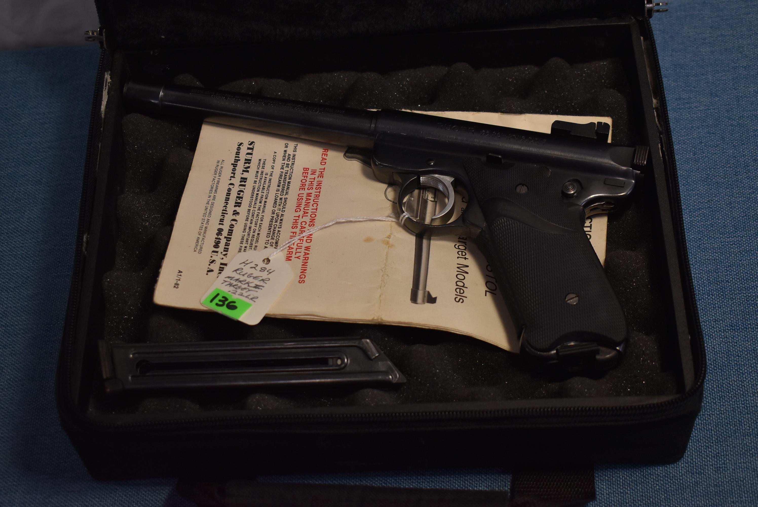 FIREARM/GUN RUGER MK II !! H 284