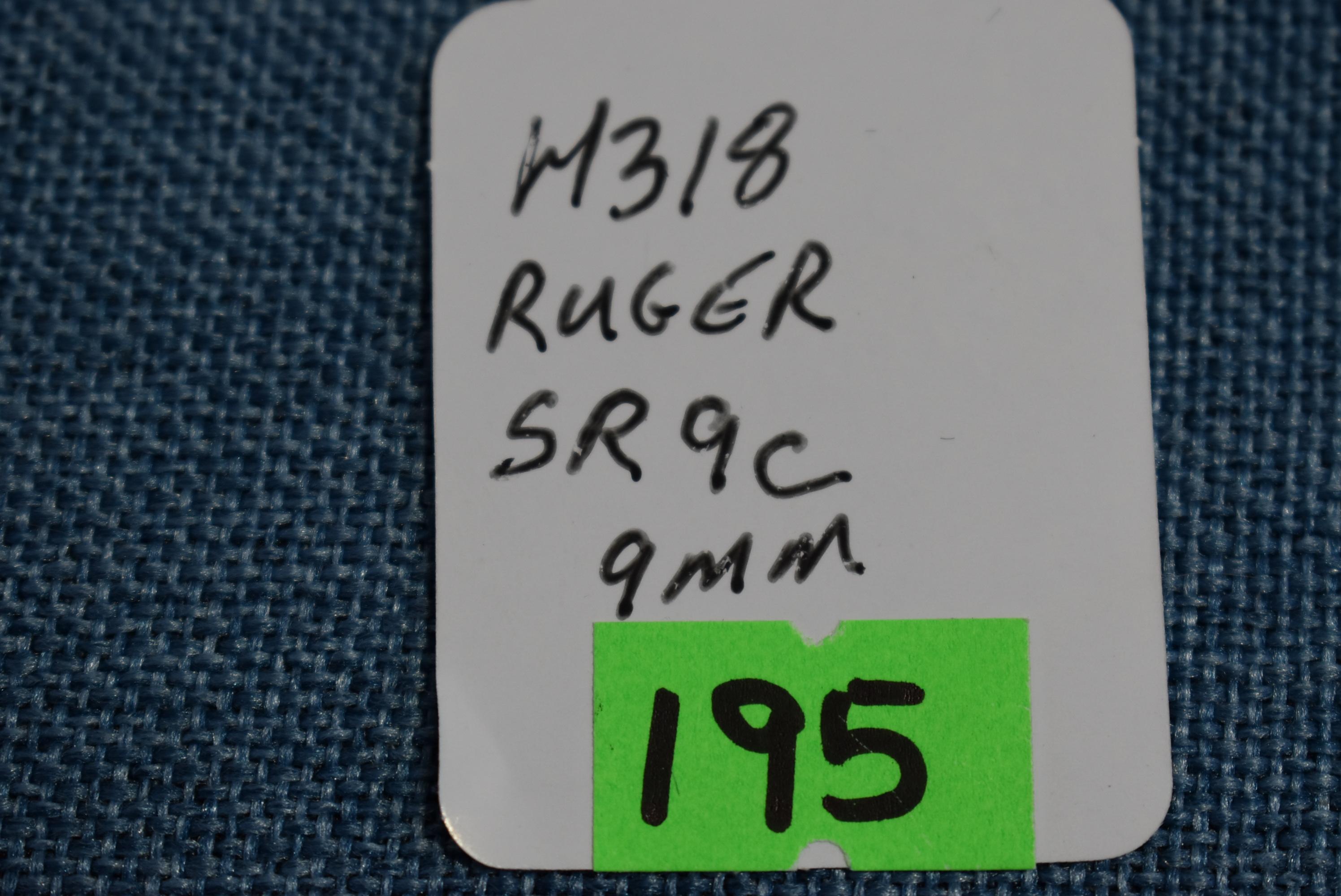 FIREARM/GUN RUGER SR9C !!! H 318