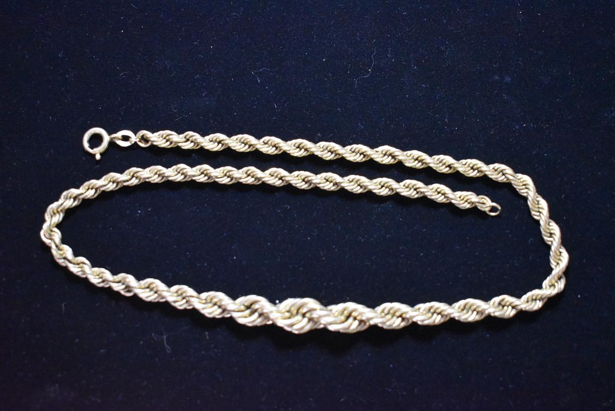 SOLID GOLD ROPE CHAIN!!!