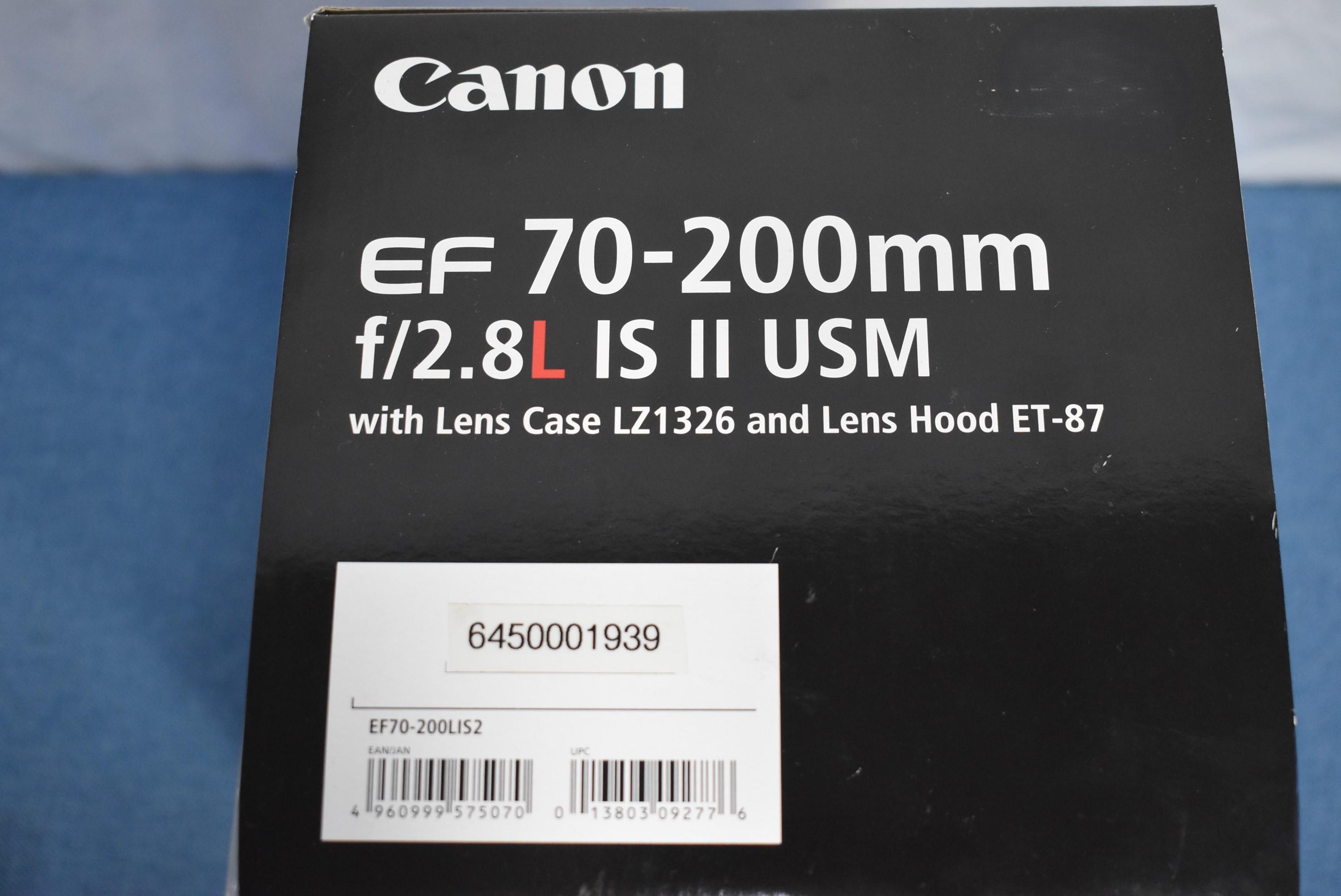 CANNON EF 70-200 IMAGE STABILIZER ZOOM LENS!!