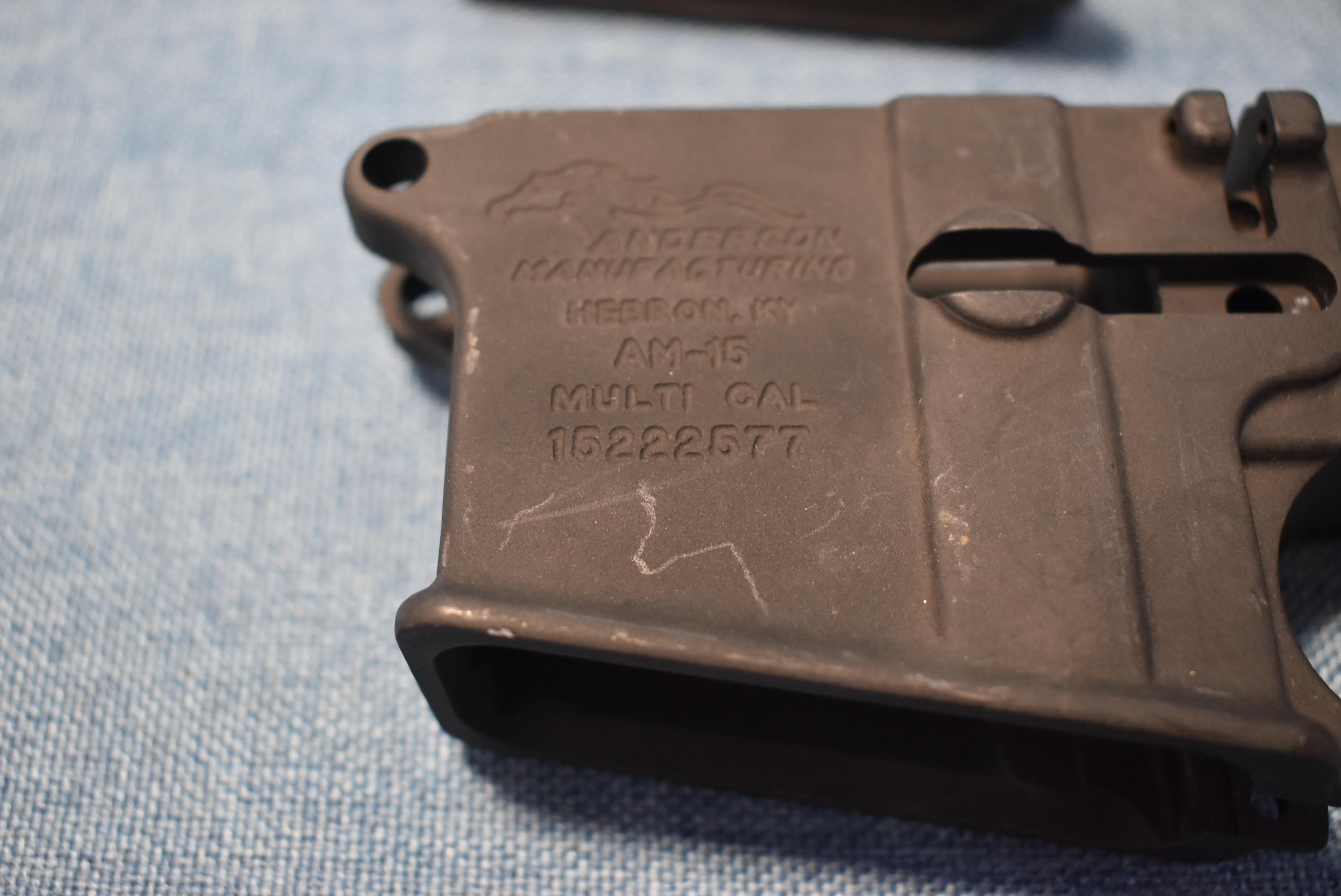 FIREARM/GUN ANDERSON MFG LOWERS!! R257,258
