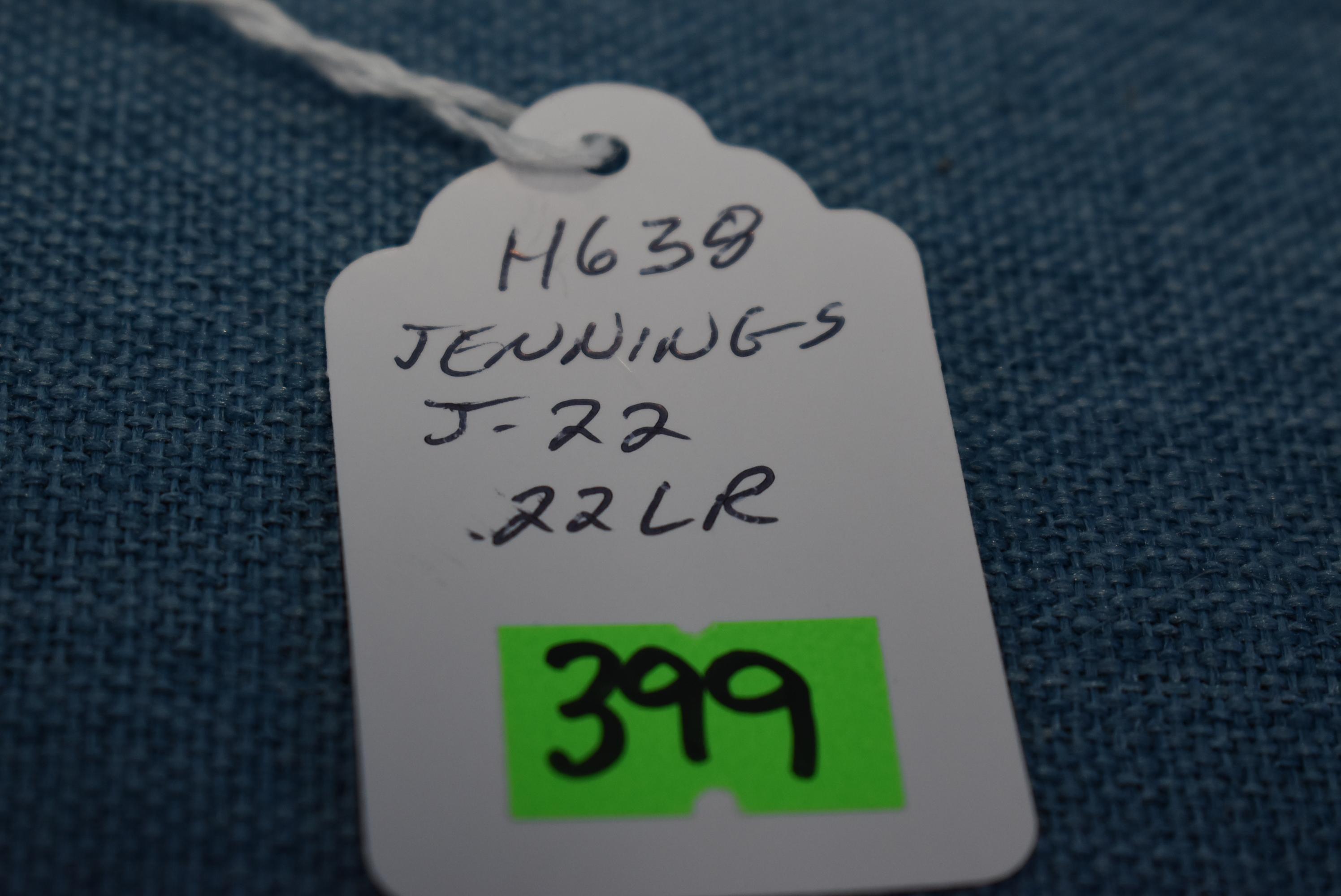 FIREARM/GUN JENNINGS J22 !! H 638