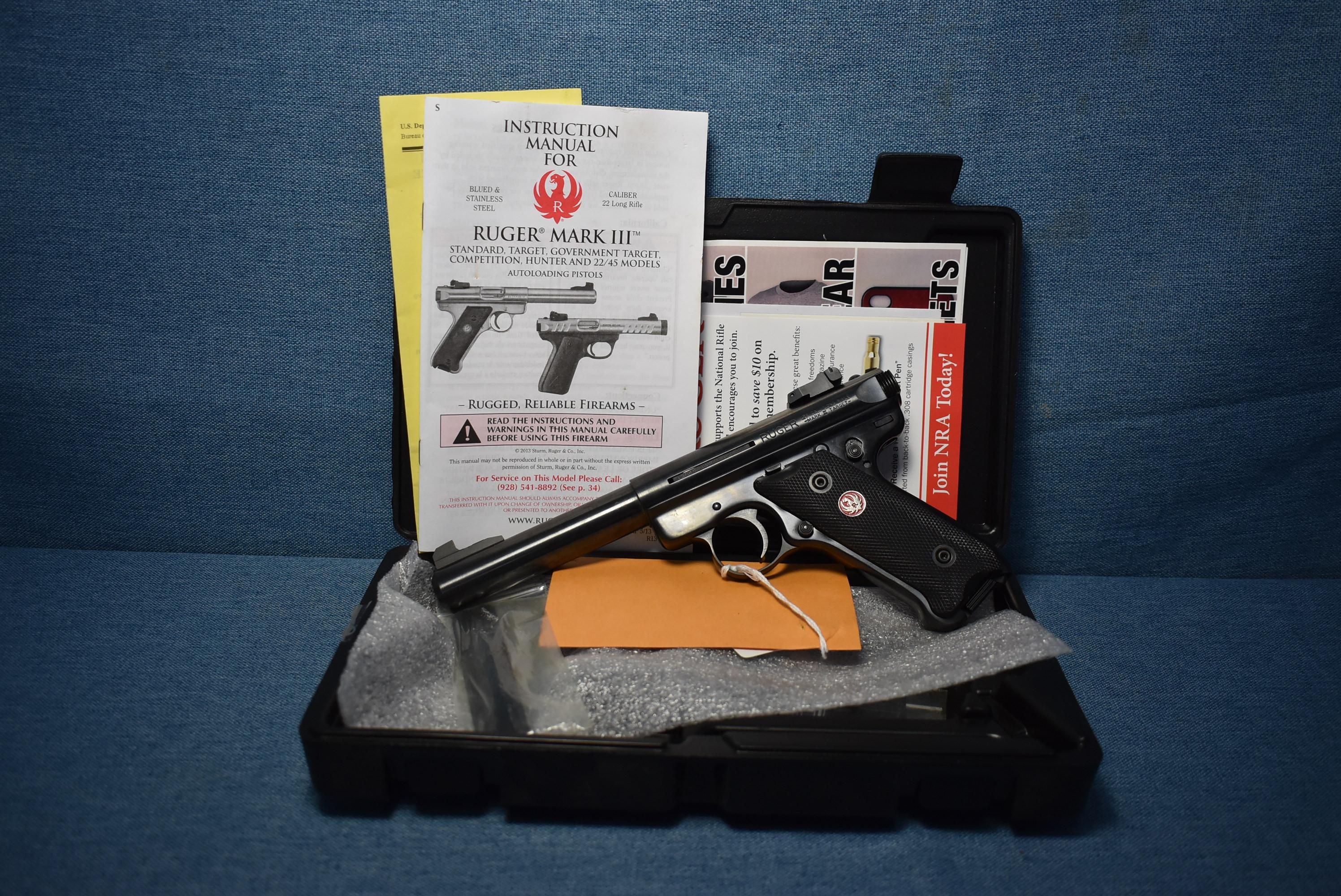 FIREARM/GUN RUGER MARK II !! H 619