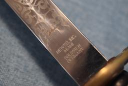 U.S. MARINE CORP SWORD & DISPLAY!!