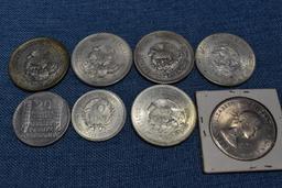 SILVER COINS FROM AROUND THE WORLD!!