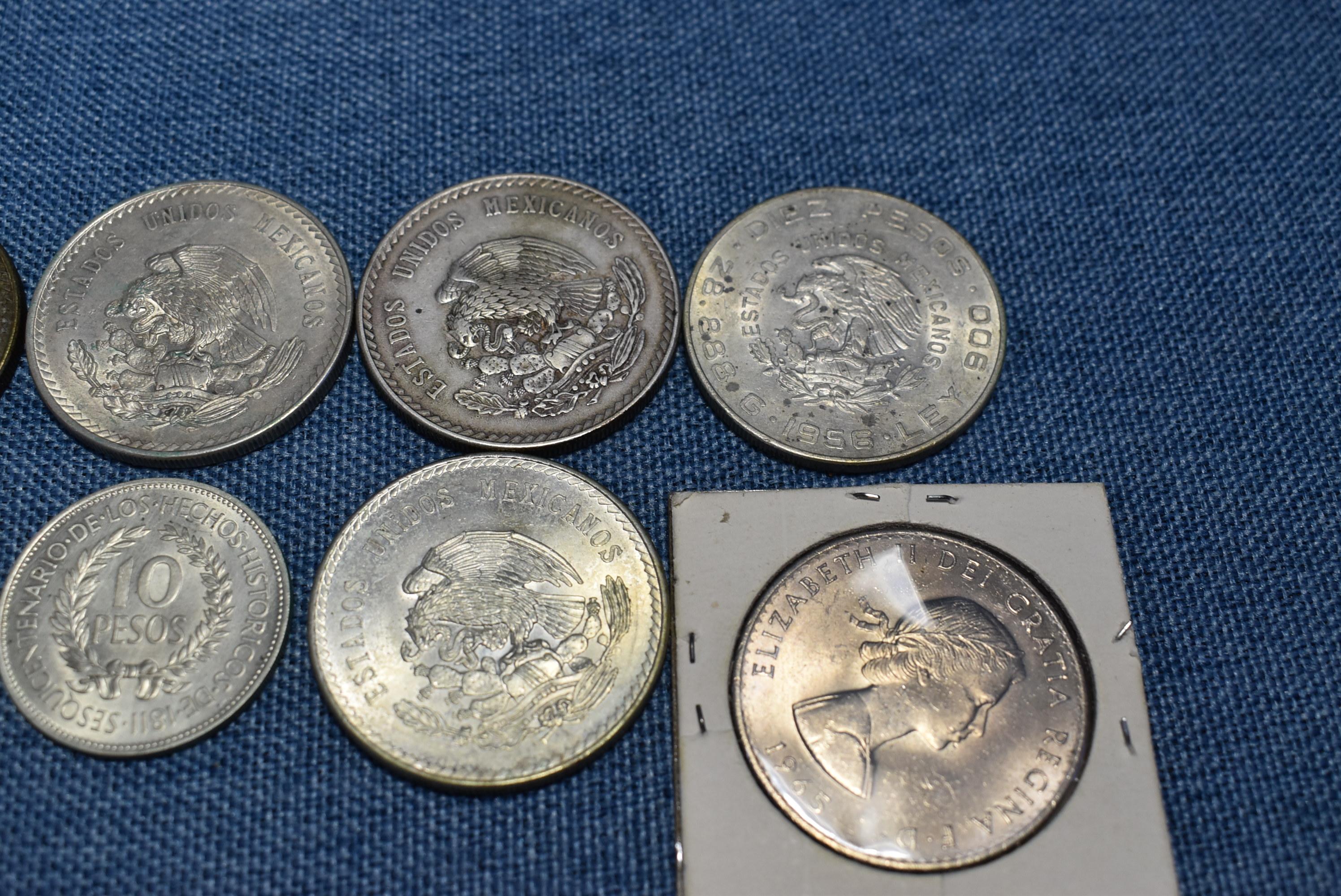 SILVER COINS FROM AROUND THE WORLD!!