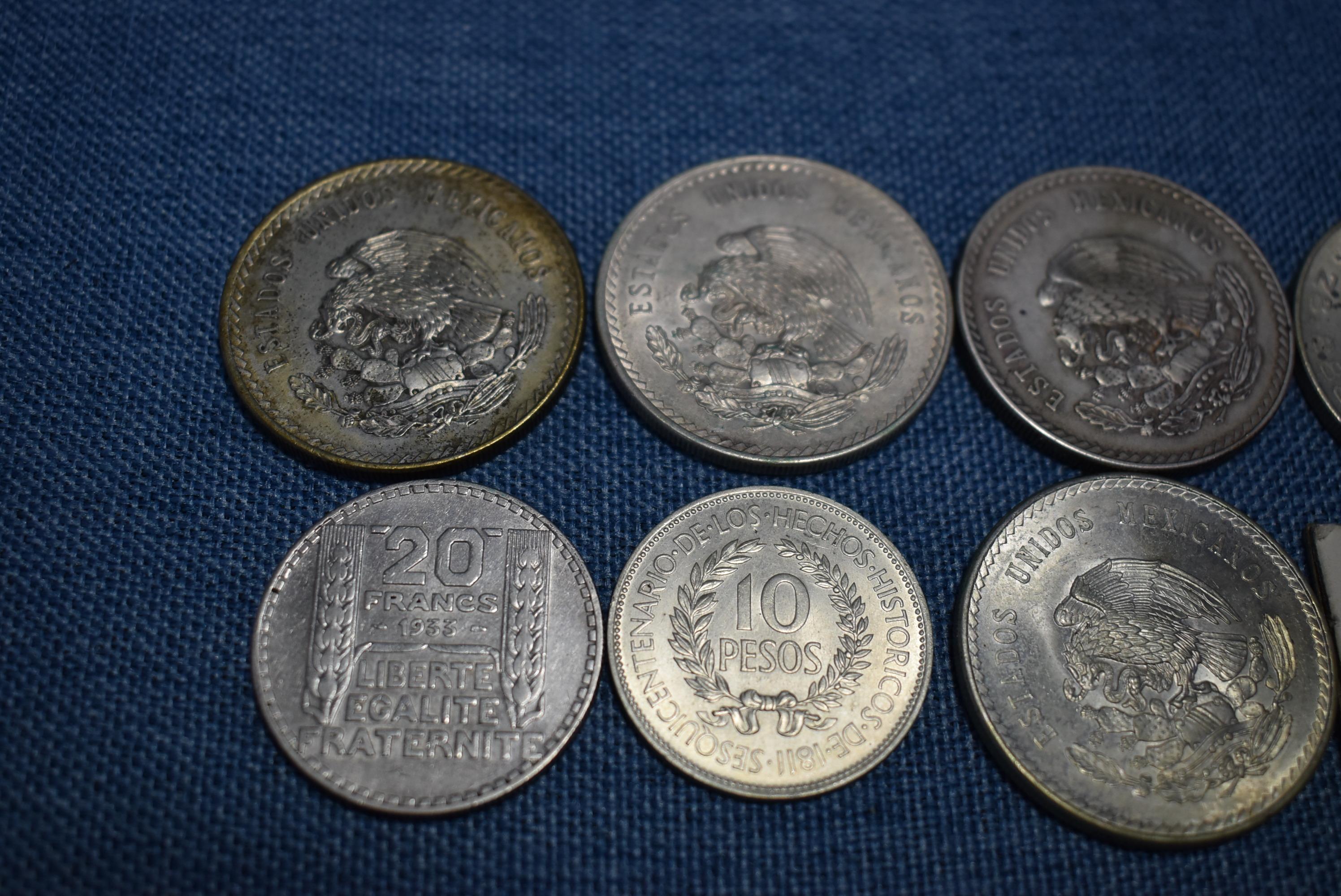 SILVER COINS FROM AROUND THE WORLD!!