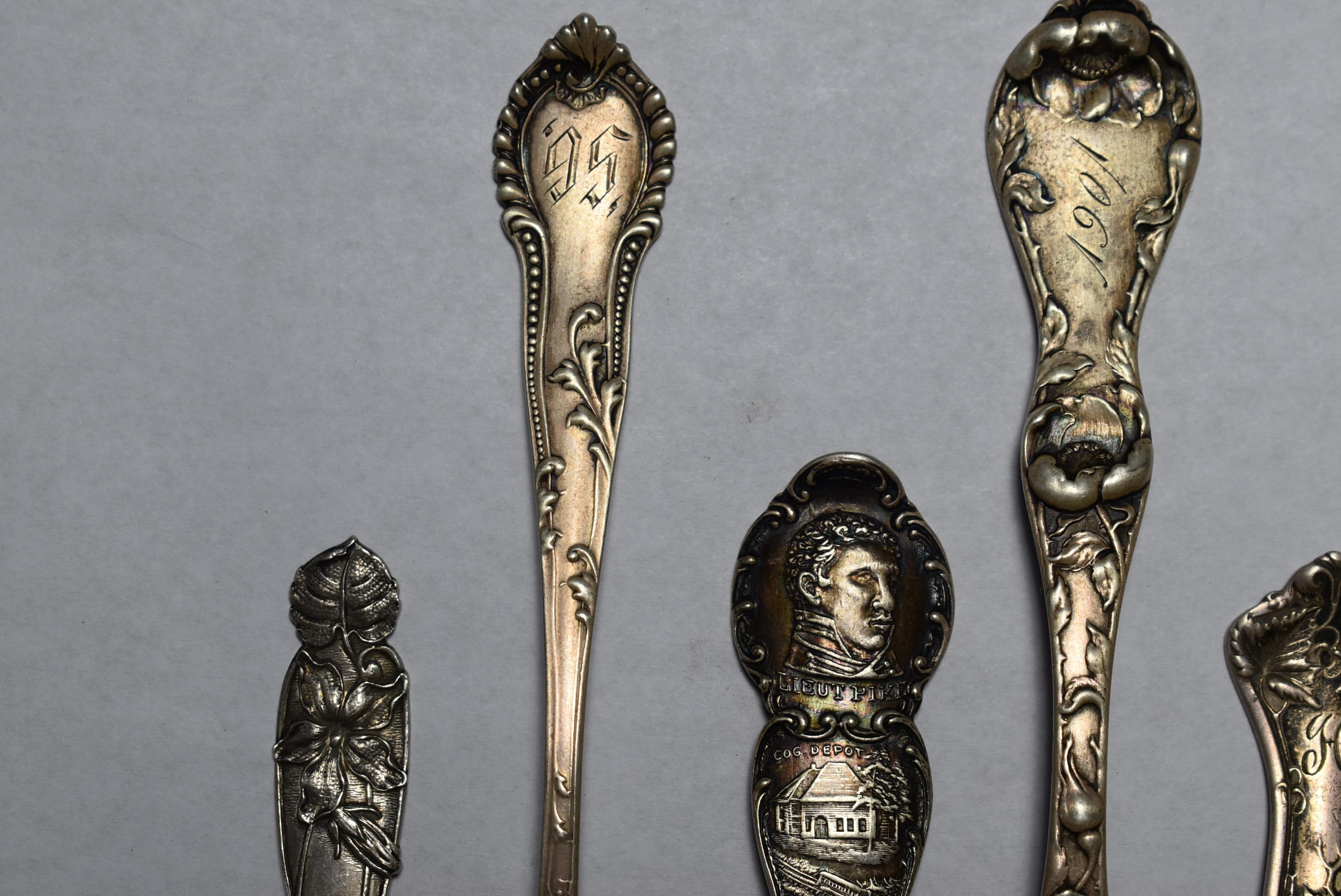 FANCY STERLING SPOONS!!!
