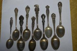 FANCY STERLING SPOONS!!!