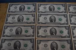 SEQUENTIAL $2 BILLS!!!!