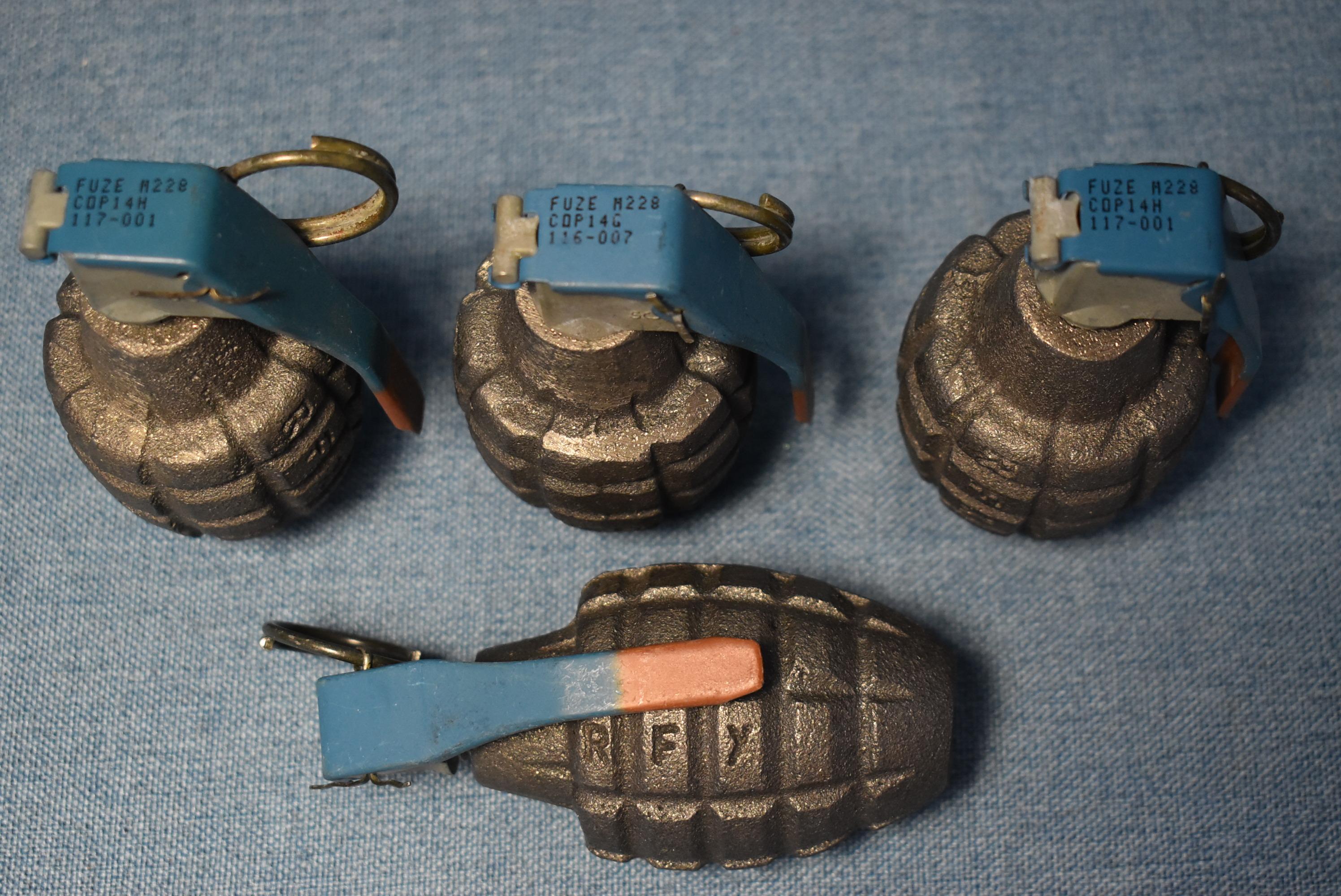 DECOMMISSIONED GRENADES!!!