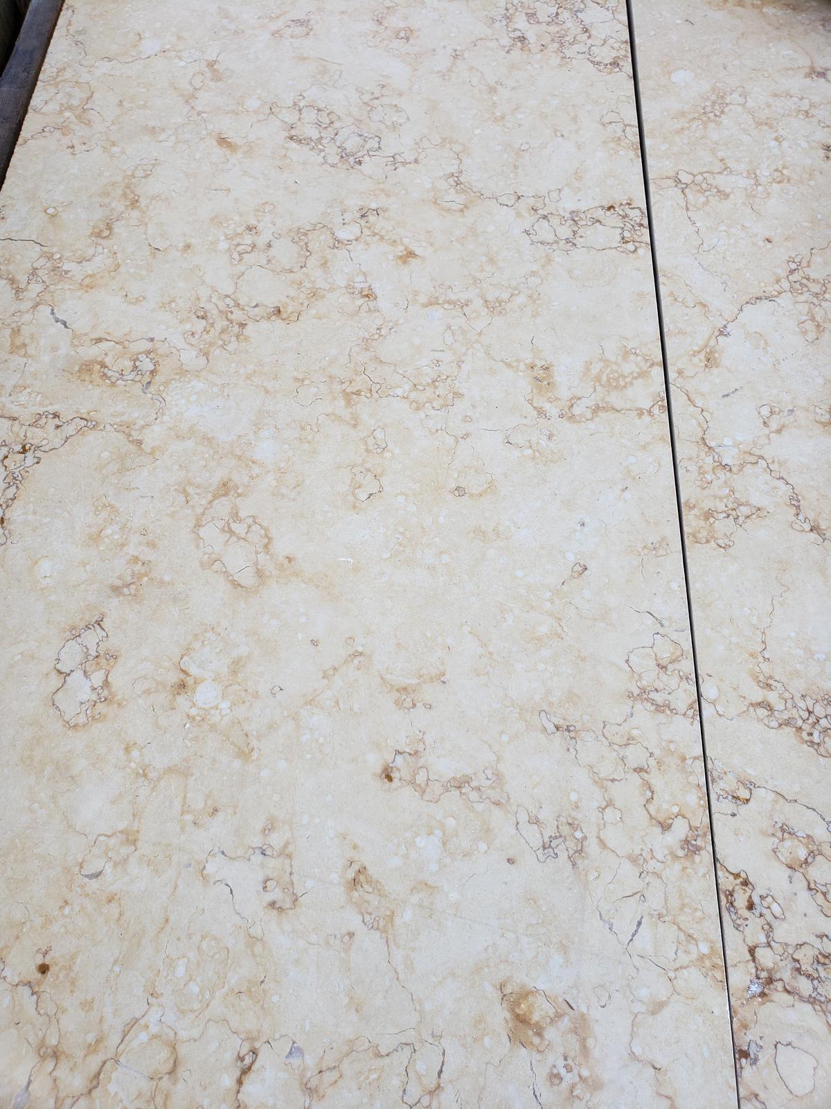 Jerusalem Gold Brushed Limestone - 12"x24"